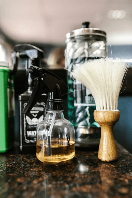 Professional Barber Continuous Spray Bottle & Neck Duster Set