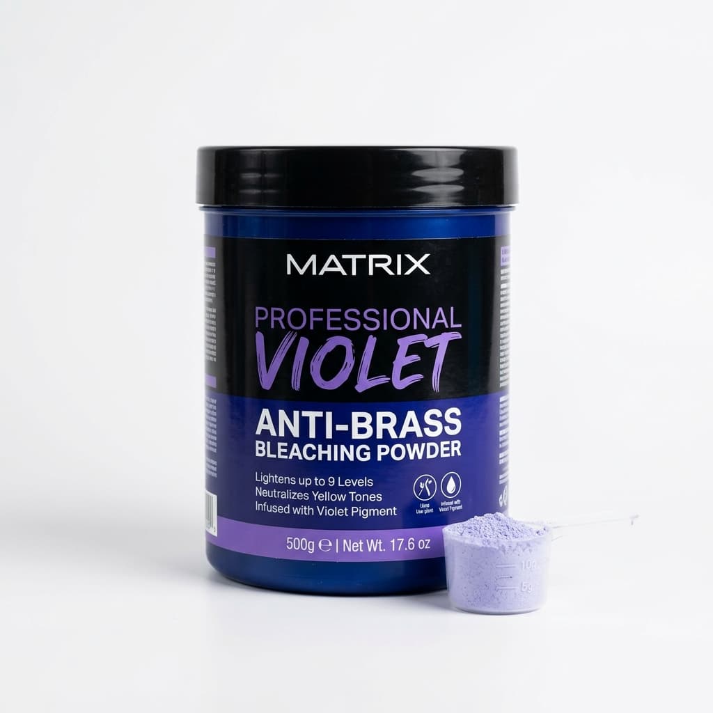 Violet Anti-Brass Dust-Free Bleaching Powder (500g)